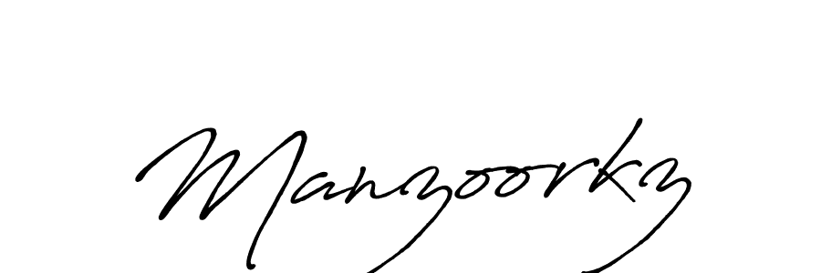 It looks lik you need a new signature style for name Manzoorkz. Design unique handwritten (Antro_Vectra_Bolder) signature with our free signature maker in just a few clicks. Manzoorkz signature style 7 images and pictures png