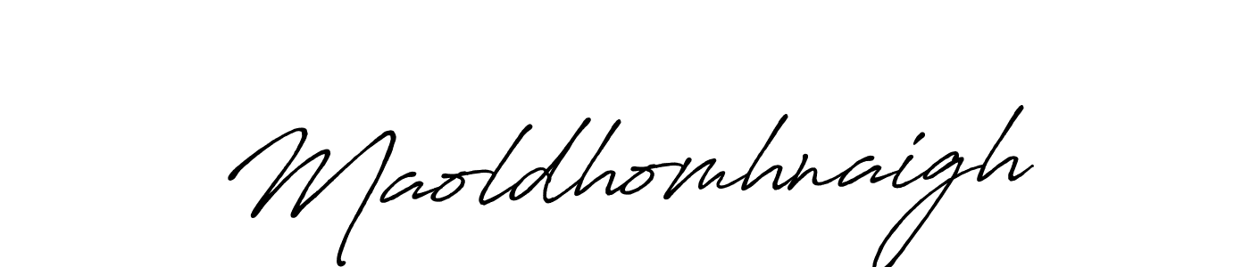 Also You can easily find your signature by using the search form. We will create Maoldhomhnaigh name handwritten signature images for you free of cost using Antro_Vectra_Bolder sign style. Maoldhomhnaigh signature style 7 images and pictures png