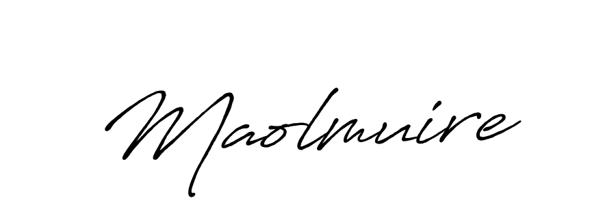 How to make Maolmuire name signature. Use Antro_Vectra_Bolder style for creating short signs online. This is the latest handwritten sign. Maolmuire signature style 7 images and pictures png