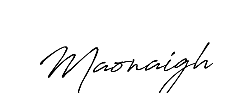 if you are searching for the best signature style for your name Maonaigh. so please give up your signature search. here we have designed multiple signature styles  using Antro_Vectra_Bolder. Maonaigh signature style 7 images and pictures png