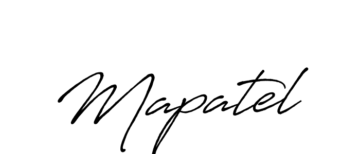 Make a beautiful signature design for name Mapatel. With this signature (Antro_Vectra_Bolder) style, you can create a handwritten signature for free. Mapatel signature style 7 images and pictures png