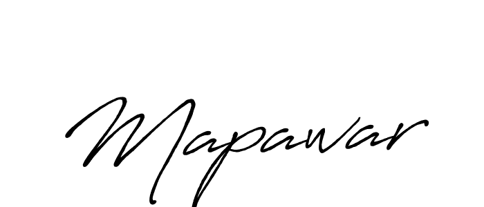 Use a signature maker to create a handwritten signature online. With this signature software, you can design (Antro_Vectra_Bolder) your own signature for name Mapawar. Mapawar signature style 7 images and pictures png