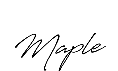 Design your own signature with our free online signature maker. With this signature software, you can create a handwritten (Antro_Vectra_Bolder) signature for name Maple. Maple signature style 7 images and pictures png