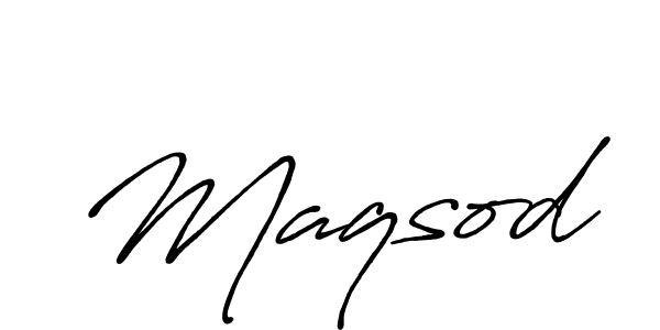 Make a beautiful signature design for name Maqsod. With this signature (Antro_Vectra_Bolder) style, you can create a handwritten signature for free. Maqsod signature style 7 images and pictures png