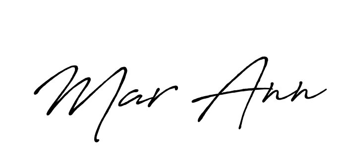 Also we have Mar Ann name is the best signature style. Create professional handwritten signature collection using Antro_Vectra_Bolder autograph style. Mar Ann signature style 7 images and pictures png