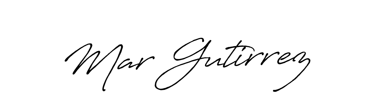 How to make Mar Gutirrez signature? Antro_Vectra_Bolder is a professional autograph style. Create handwritten signature for Mar Gutirrez name. Mar Gutirrez signature style 7 images and pictures png