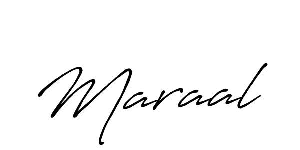 Design your own signature with our free online signature maker. With this signature software, you can create a handwritten (Antro_Vectra_Bolder) signature for name Maraal. Maraal signature style 7 images and pictures png