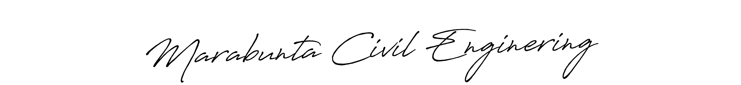 Also You can easily find your signature by using the search form. We will create Marabunta Civil Enginering name handwritten signature images for you free of cost using Antro_Vectra_Bolder sign style. Marabunta Civil Enginering signature style 7 images and pictures png