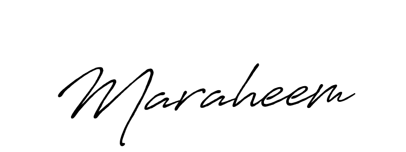 Create a beautiful signature design for name Maraheem. With this signature (Antro_Vectra_Bolder) fonts, you can make a handwritten signature for free. Maraheem signature style 7 images and pictures png