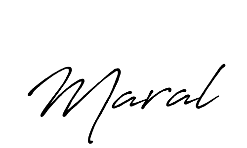 It looks lik you need a new signature style for name Maral. Design unique handwritten (Antro_Vectra_Bolder) signature with our free signature maker in just a few clicks. Maral signature style 7 images and pictures png