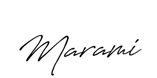 How to make Marami signature? Antro_Vectra_Bolder is a professional autograph style. Create handwritten signature for Marami name. Marami signature style 7 images and pictures png