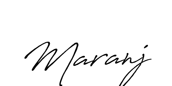 Maranj stylish signature style. Best Handwritten Sign (Antro_Vectra_Bolder) for my name. Handwritten Signature Collection Ideas for my name Maranj. Maranj signature style 7 images and pictures png