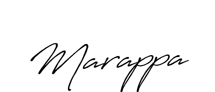 Design your own signature with our free online signature maker. With this signature software, you can create a handwritten (Antro_Vectra_Bolder) signature for name Marappa. Marappa signature style 7 images and pictures png