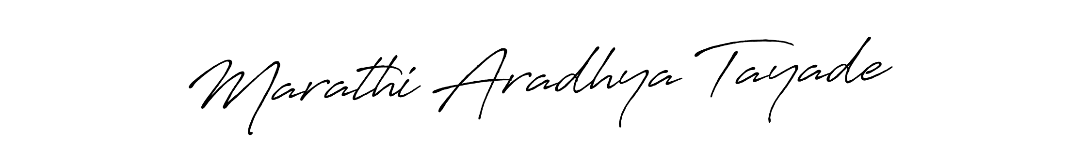 Make a short Marathi Aradhya Tayade signature style. Manage your documents anywhere anytime using Antro_Vectra_Bolder. Create and add eSignatures, submit forms, share and send files easily. Marathi Aradhya Tayade signature style 7 images and pictures png