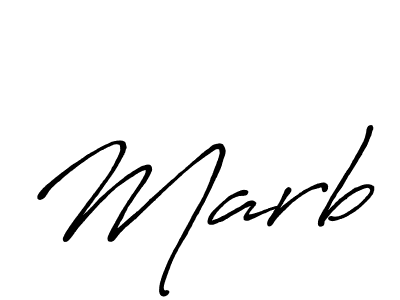 The best way (Antro_Vectra_Bolder) to make a short signature is to pick only two or three words in your name. The name Marb include a total of six letters. For converting this name. Marb signature style 7 images and pictures png