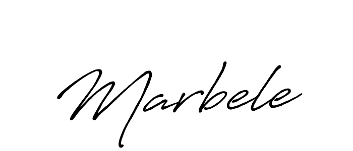 Create a beautiful signature design for name Marbele. With this signature (Antro_Vectra_Bolder) fonts, you can make a handwritten signature for free. Marbele signature style 7 images and pictures png