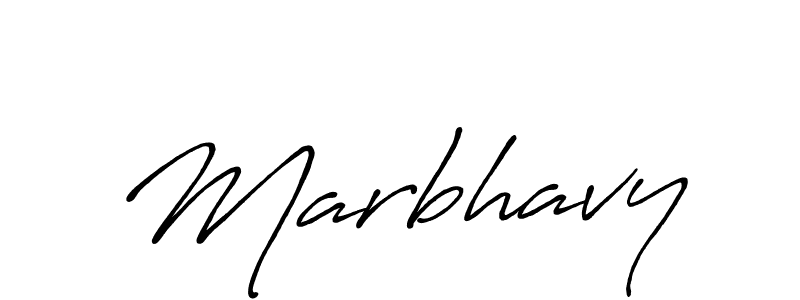 Design your own signature with our free online signature maker. With this signature software, you can create a handwritten (Antro_Vectra_Bolder) signature for name Marbhavy. Marbhavy signature style 7 images and pictures png