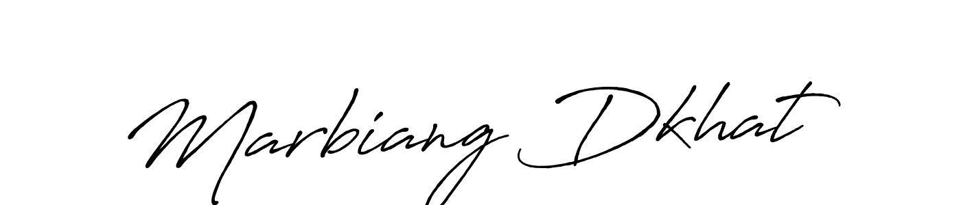 Design your own signature with our free online signature maker. With this signature software, you can create a handwritten (Antro_Vectra_Bolder) signature for name Marbiang Dkhat. Marbiang Dkhat signature style 7 images and pictures png