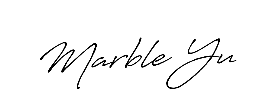 Design your own signature with our free online signature maker. With this signature software, you can create a handwritten (Antro_Vectra_Bolder) signature for name Marble Yu. Marble Yu signature style 7 images and pictures png