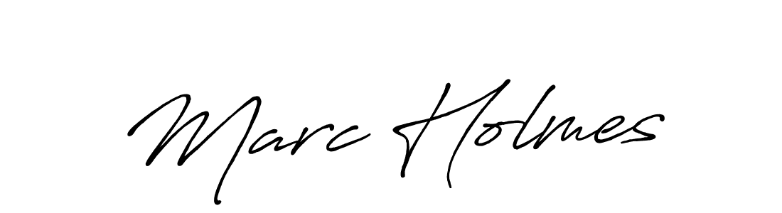 Also You can easily find your signature by using the search form. We will create Marc Holmes name handwritten signature images for you free of cost using Antro_Vectra_Bolder sign style. Marc Holmes signature style 7 images and pictures png