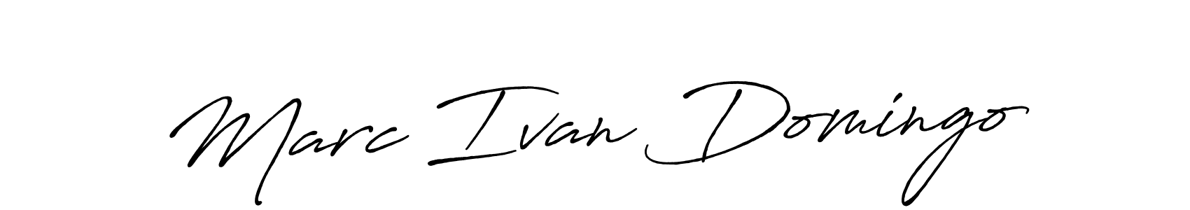 if you are searching for the best signature style for your name Marc Ivan Domingo. so please give up your signature search. here we have designed multiple signature styles  using Antro_Vectra_Bolder. Marc Ivan Domingo signature style 7 images and pictures png