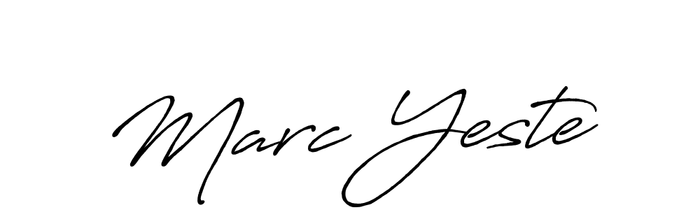 This is the best signature style for the Marc Yeste name. Also you like these signature font (Antro_Vectra_Bolder). Mix name signature. Marc Yeste signature style 7 images and pictures png