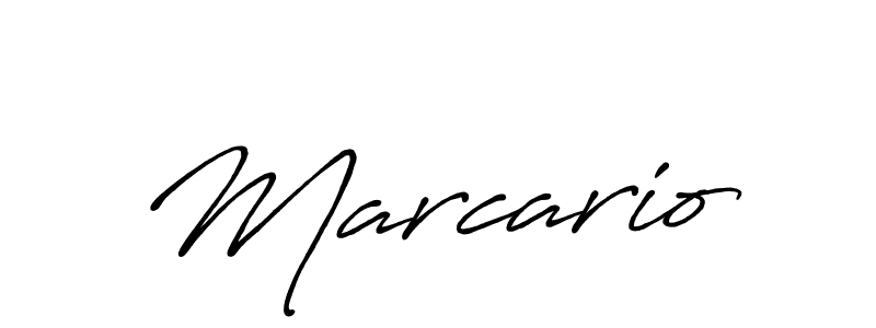 Marcario stylish signature style. Best Handwritten Sign (Antro_Vectra_Bolder) for my name. Handwritten Signature Collection Ideas for my name Marcario. Marcario signature style 7 images and pictures png