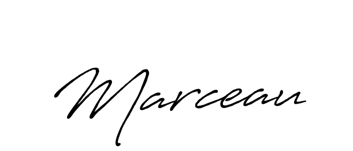 Use a signature maker to create a handwritten signature online. With this signature software, you can design (Antro_Vectra_Bolder) your own signature for name Marceau. Marceau signature style 7 images and pictures png