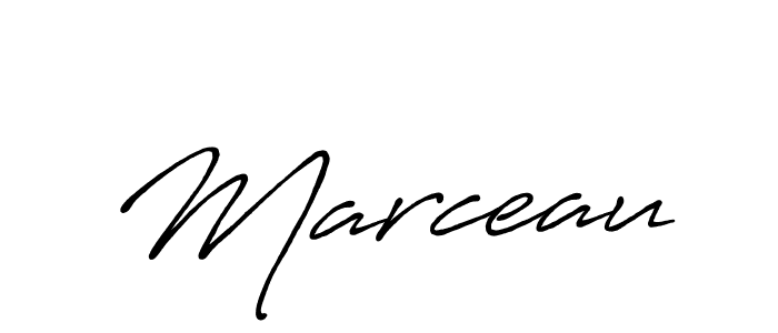 Use a signature maker to create a handwritten signature online. With this signature software, you can design (Antro_Vectra_Bolder) your own signature for name Marceau. Marceau signature style 7 images and pictures png