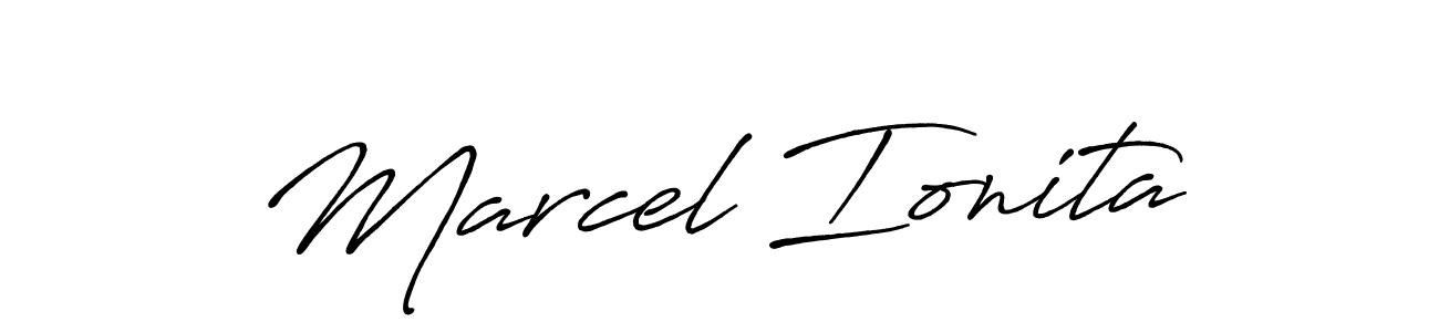 Similarly Antro_Vectra_Bolder is the best handwritten signature design. Signature creator online .You can use it as an online autograph creator for name Marcel Ionita. Marcel Ionita signature style 7 images and pictures png