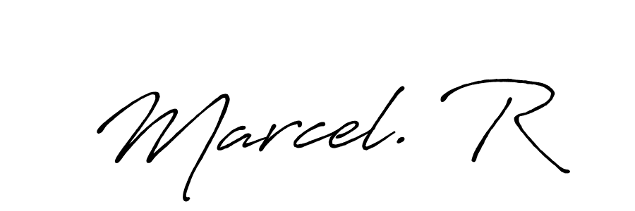 How to make Marcel. R signature? Antro_Vectra_Bolder is a professional autograph style. Create handwritten signature for Marcel. R name. Marcel. R signature style 7 images and pictures png
