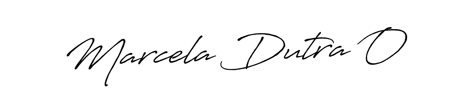Marcela Dutra O stylish signature style. Best Handwritten Sign (Antro_Vectra_Bolder) for my name. Handwritten Signature Collection Ideas for my name Marcela Dutra O. Marcela Dutra O signature style 7 images and pictures png