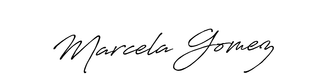 if you are searching for the best signature style for your name Marcela Gomez. so please give up your signature search. here we have designed multiple signature styles  using Antro_Vectra_Bolder. Marcela Gomez signature style 7 images and pictures png