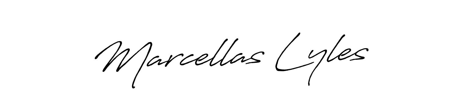 It looks lik you need a new signature style for name Marcellas Lyles. Design unique handwritten (Antro_Vectra_Bolder) signature with our free signature maker in just a few clicks. Marcellas Lyles signature style 7 images and pictures png