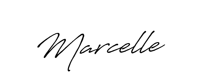 Design your own signature with our free online signature maker. With this signature software, you can create a handwritten (Antro_Vectra_Bolder) signature for name Marcelle. Marcelle signature style 7 images and pictures png