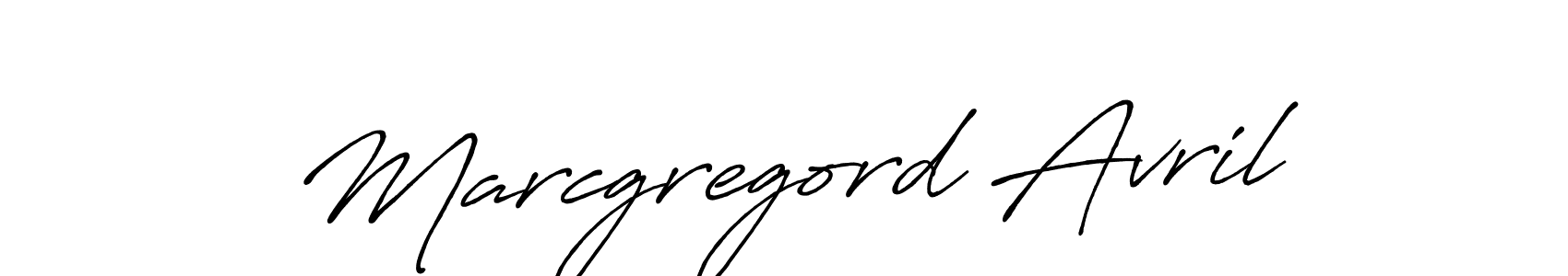 It looks lik you need a new signature style for name Marcgregord Avril. Design unique handwritten (Antro_Vectra_Bolder) signature with our free signature maker in just a few clicks. Marcgregord Avril signature style 7 images and pictures png