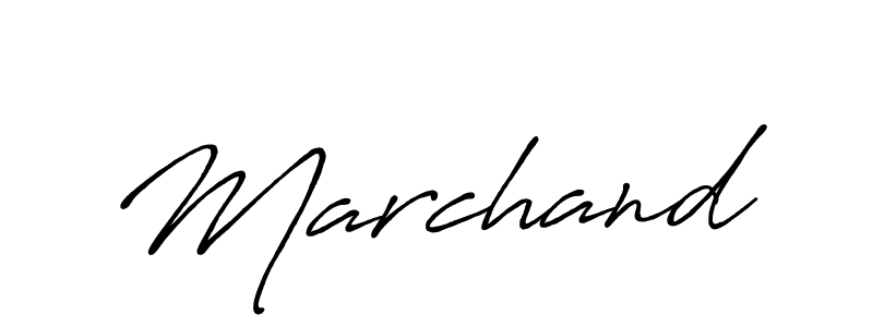 Create a beautiful signature design for name Marchand. With this signature (Antro_Vectra_Bolder) fonts, you can make a handwritten signature for free. Marchand signature style 7 images and pictures png