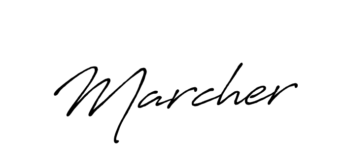 Similarly Antro_Vectra_Bolder is the best handwritten signature design. Signature creator online .You can use it as an online autograph creator for name Marcher. Marcher signature style 7 images and pictures png