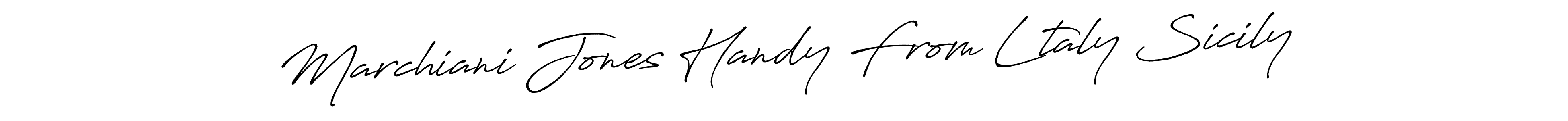 How to make Marchiani Jones Handy From Ltaly Sicily name signature. Use Antro_Vectra_Bolder style for creating short signs online. This is the latest handwritten sign. Marchiani Jones Handy From Ltaly Sicily signature style 7 images and pictures png