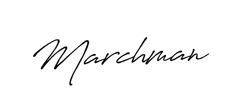 Marchman stylish signature style. Best Handwritten Sign (Antro_Vectra_Bolder) for my name. Handwritten Signature Collection Ideas for my name Marchman. Marchman signature style 7 images and pictures png