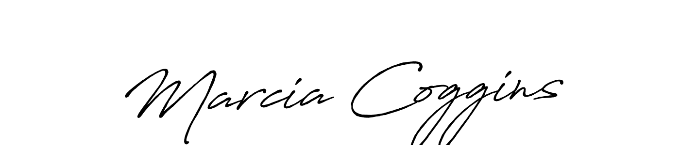 Once you've used our free online signature maker to create your best signature Antro_Vectra_Bolder style, it's time to enjoy all of the benefits that Marcia Coggins name signing documents. Marcia Coggins signature style 7 images and pictures png