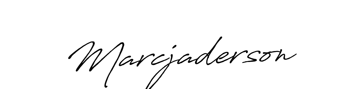 Create a beautiful signature design for name Marcjaderson. With this signature (Antro_Vectra_Bolder) fonts, you can make a handwritten signature for free. Marcjaderson signature style 7 images and pictures png