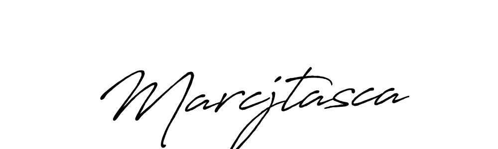 The best way (Antro_Vectra_Bolder) to make a short signature is to pick only two or three words in your name. The name Marcjtasca include a total of six letters. For converting this name. Marcjtasca signature style 7 images and pictures png