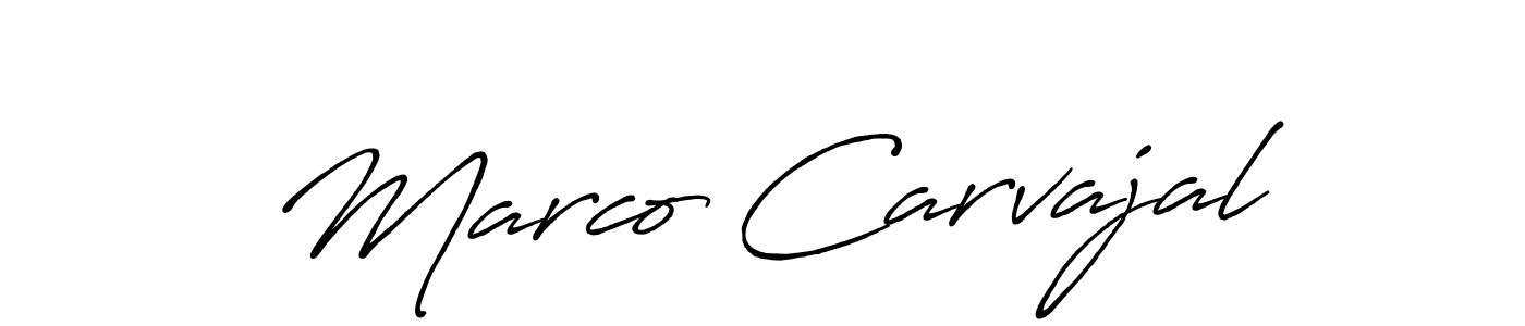 Also You can easily find your signature by using the search form. We will create Marco Carvajal name handwritten signature images for you free of cost using Antro_Vectra_Bolder sign style. Marco Carvajal signature style 7 images and pictures png
