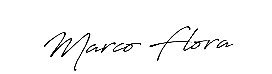 Make a beautiful signature design for name Marco Flora. With this signature (Antro_Vectra_Bolder) style, you can create a handwritten signature for free. Marco Flora signature style 7 images and pictures png