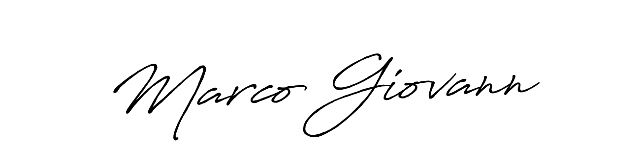 Design your own signature with our free online signature maker. With this signature software, you can create a handwritten (Antro_Vectra_Bolder) signature for name Marco Giovann. Marco Giovann signature style 7 images and pictures png