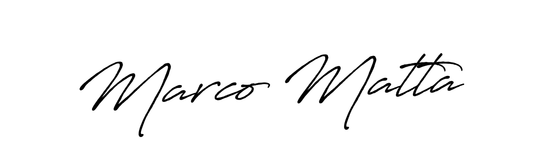 Once you've used our free online signature maker to create your best signature Antro_Vectra_Bolder style, it's time to enjoy all of the benefits that Marco Matta name signing documents. Marco Matta signature style 7 images and pictures png