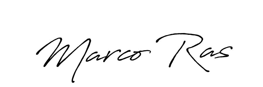 Use a signature maker to create a handwritten signature online. With this signature software, you can design (Antro_Vectra_Bolder) your own signature for name Marco Ras. Marco Ras signature style 7 images and pictures png