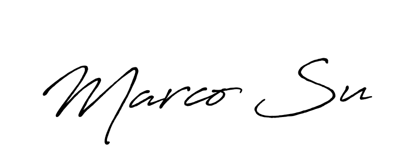 How to Draw Marco Su signature style? Antro_Vectra_Bolder is a latest design signature styles for name Marco Su. Marco Su signature style 7 images and pictures png