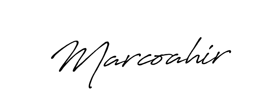 Here are the top 10 professional signature styles for the name Marcoahir. These are the best autograph styles you can use for your name. Marcoahir signature style 7 images and pictures png